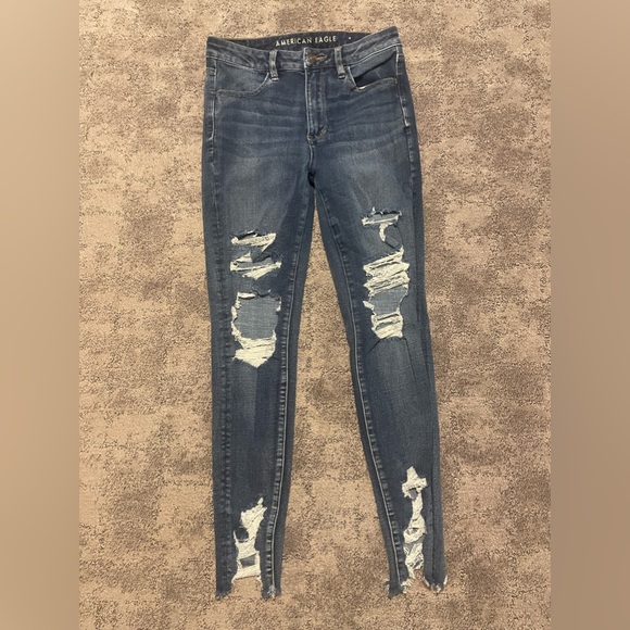 American Eagle super hi-rise jegging size (6) - Picture 2 of 2